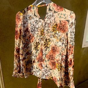 Zara Basic Floral Blouse